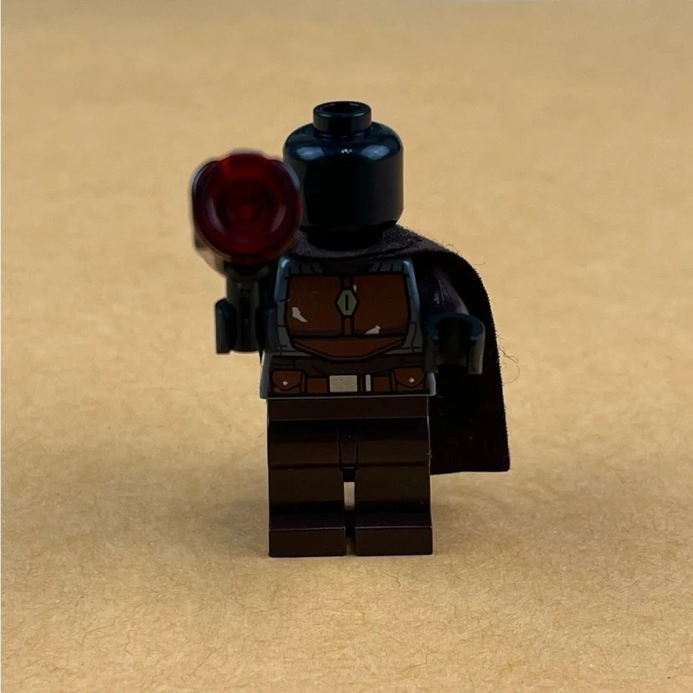 LEGO Mandalorian Tribe Warrior Dark Brown Cape no helmet sw1079 75267 2”